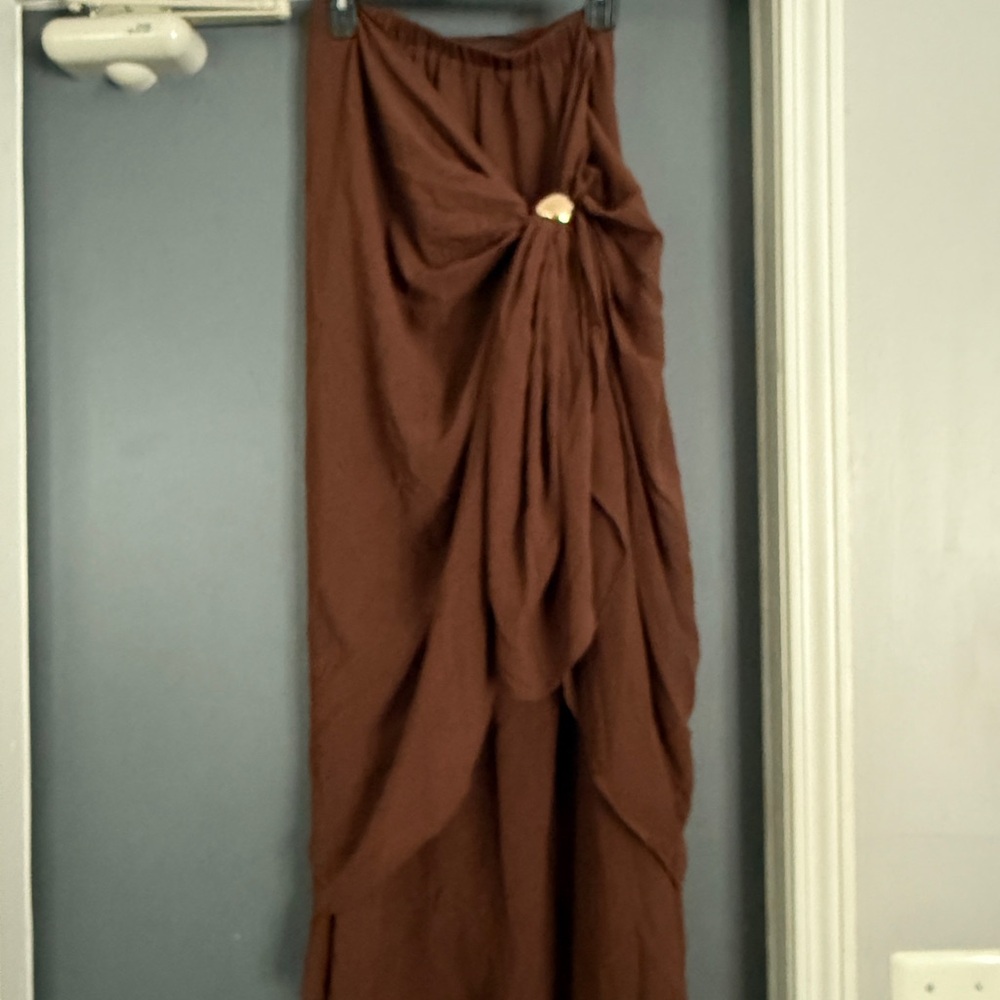 Elegant Brown Women's Skirt